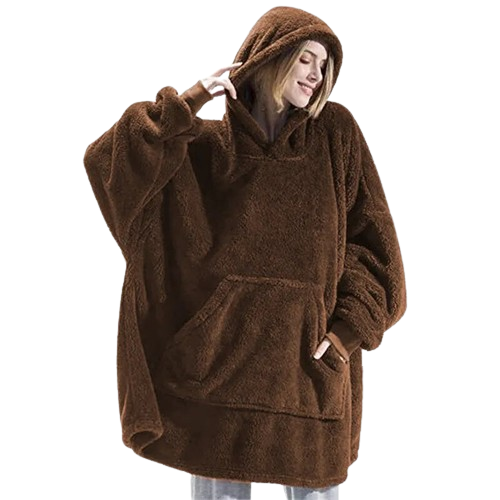SnuGrrs™ Übergroßer Teddy-Hoodie