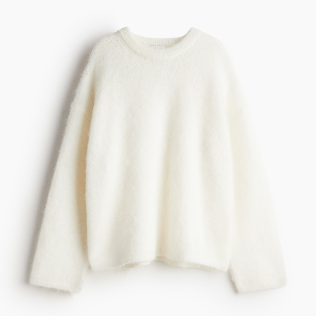BIZA™ Mohair Crewneck