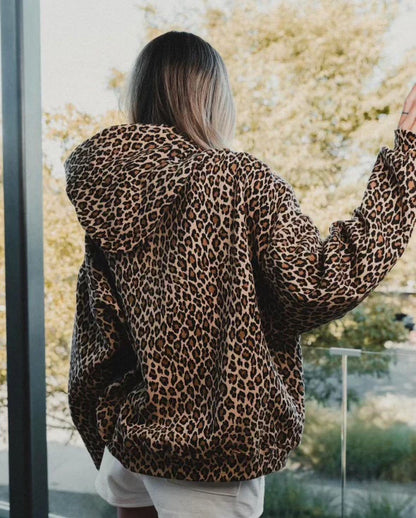 BIZA HOODIE - LEOPARD