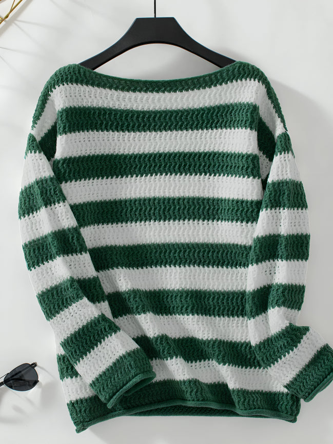 Striped Pullover Sweater