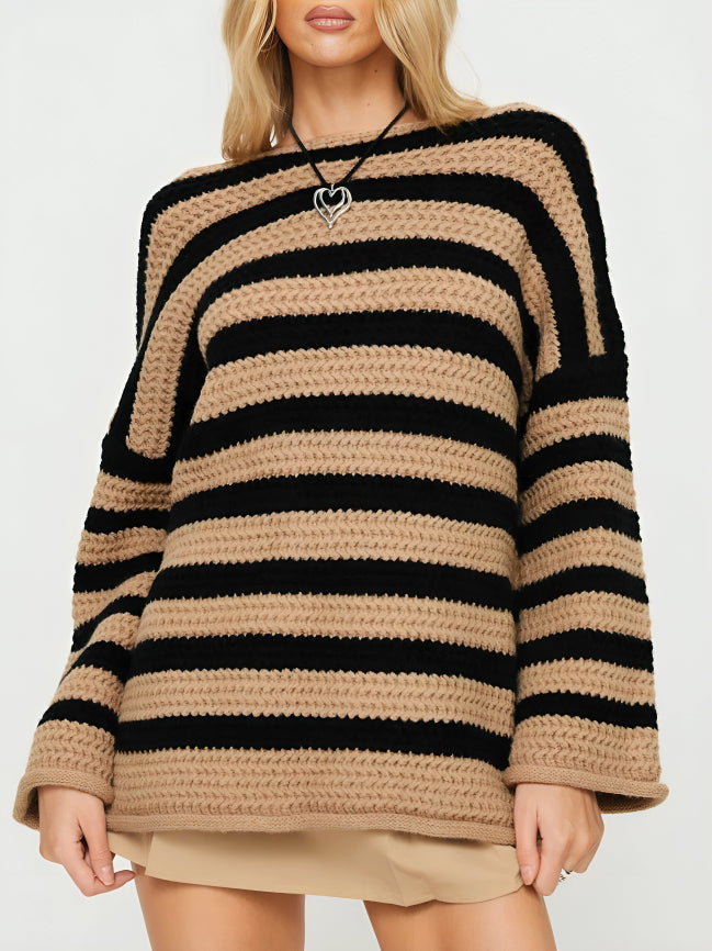 Striped Pullover Sweater