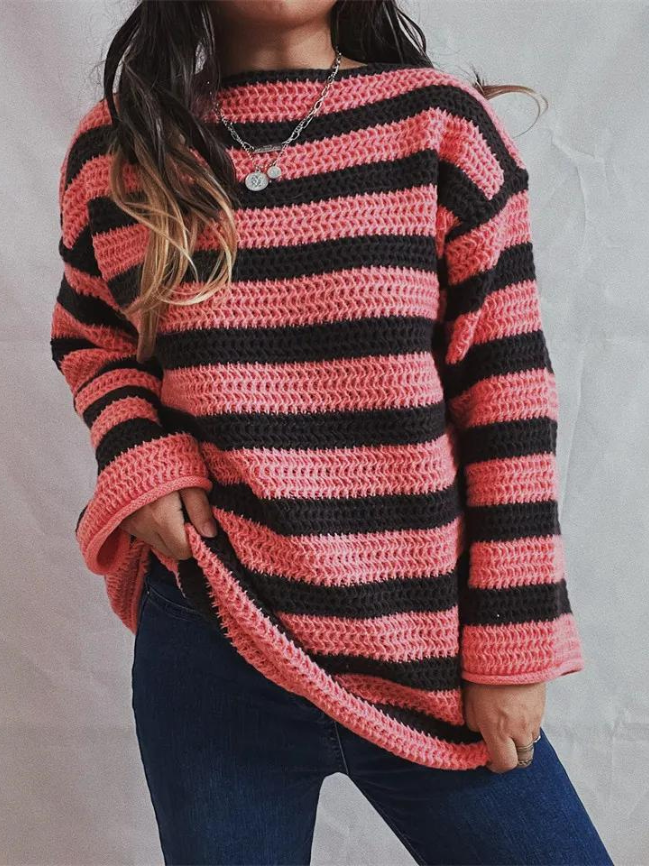 Striped Pullover Sweater