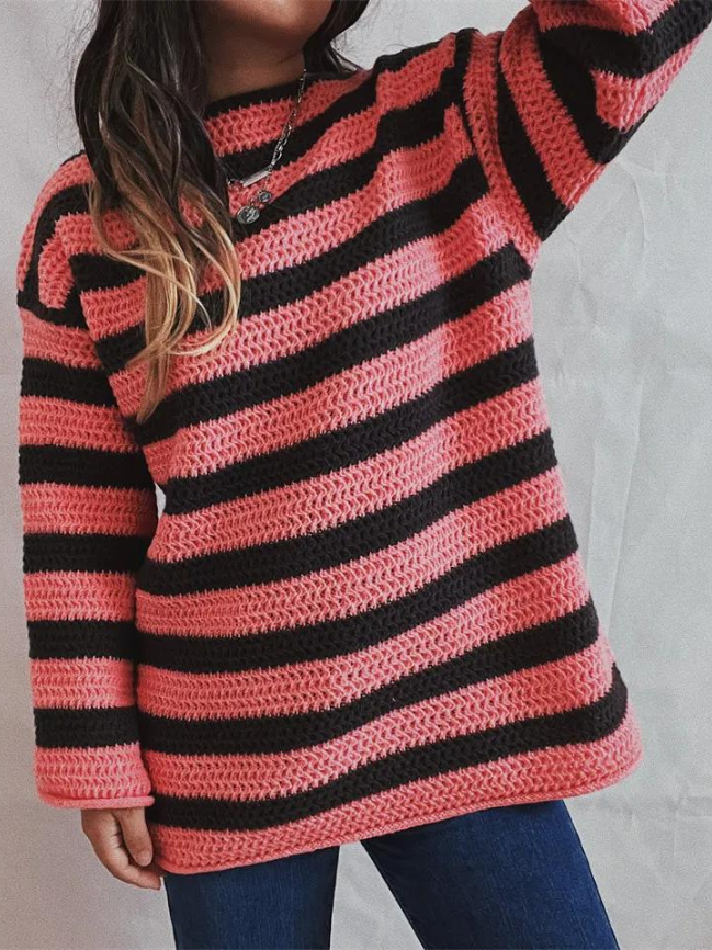 Striped Pullover Sweater