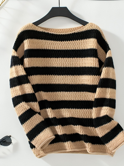 Striped Pullover Sweater